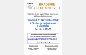 Braderie sports d'hiver 